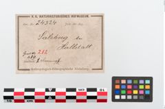 Etiketten zu Bronzeperlarmreif (NHMW-PRAE-024324)